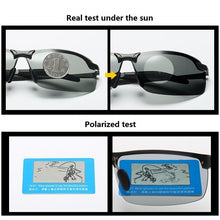 Load image into Gallery viewer, Photochromic Sunglasses Men Polarized Driving Chameleon Glasses Male Change Color Sun Glasses Day Night Vision Driver&#39;s Eyewear