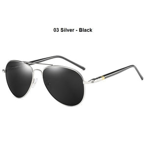 Luxury Men&#39;s Polarized Sunglasses Driving Sun Glasses For Men Women Brand Designer Male Vintage Black Pilot Sunglasses UV400