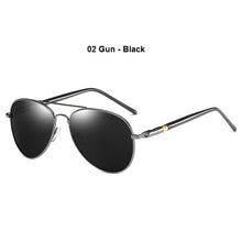 Load image into Gallery viewer, Luxury Men&#39;s Polarized Sunglasses Driving Sun Glasses For Men Women Brand Designer Male Vintage Black Pilot Sunglasses UV400