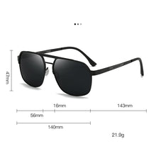 Load image into Gallery viewer, New Glasses Men's Polarized Sunglasses Retro Square Sunglasses Driver's Mirror 5148