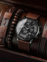 Load image into Gallery viewer, 4pcs Set Men's Casual Nylon Simple Sport Style Watches, Ldeal Choice for Gifts