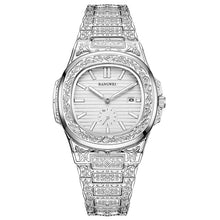 Load image into Gallery viewer, Fashion Ladies Crocodile Pattern Belt Watch Square Roman numerals Female Student Quartz Watch Set