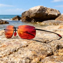 Load image into Gallery viewer, Ultra Light 11g TR90 Frameless Polarized Aviator Sunglasses - Flexible &amp; Comfort Fit Unisex for Driving, Fishing, Outdoor