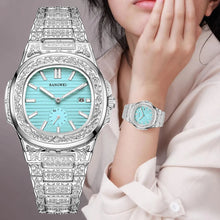 Load image into Gallery viewer, Fashion Ladies Crocodile Pattern Belt Watch Square Roman numerals Female Student Quartz Watch Set