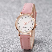 Load image into Gallery viewer, Fashion Women Watches Casual Arabic Dial Ladies Leather Band Quartz Watch Reloj Mujer Girls Clock Gift