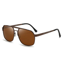 Load image into Gallery viewer, New Glasses Men's Polarized Sunglasses Retro Square Sunglasses Driver's Mirror 5148
