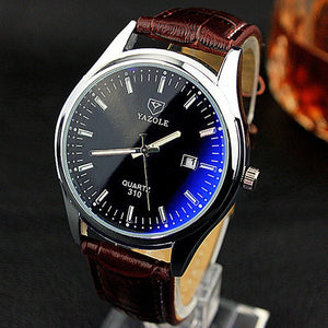 Relogio Masculino 2021 Brand Yazole Watch Business Belt Men's Watch Calendar Fashion Quartz Watch Unique Leisure Leather Watches