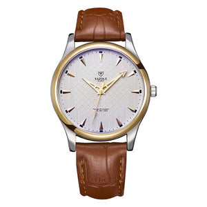 Luxury Mens Watches Male Clocks Sport Male Clock Leather Strap Quartz Business YAZOLE Top Brand Men Watch Gift Watches Men Reloj
